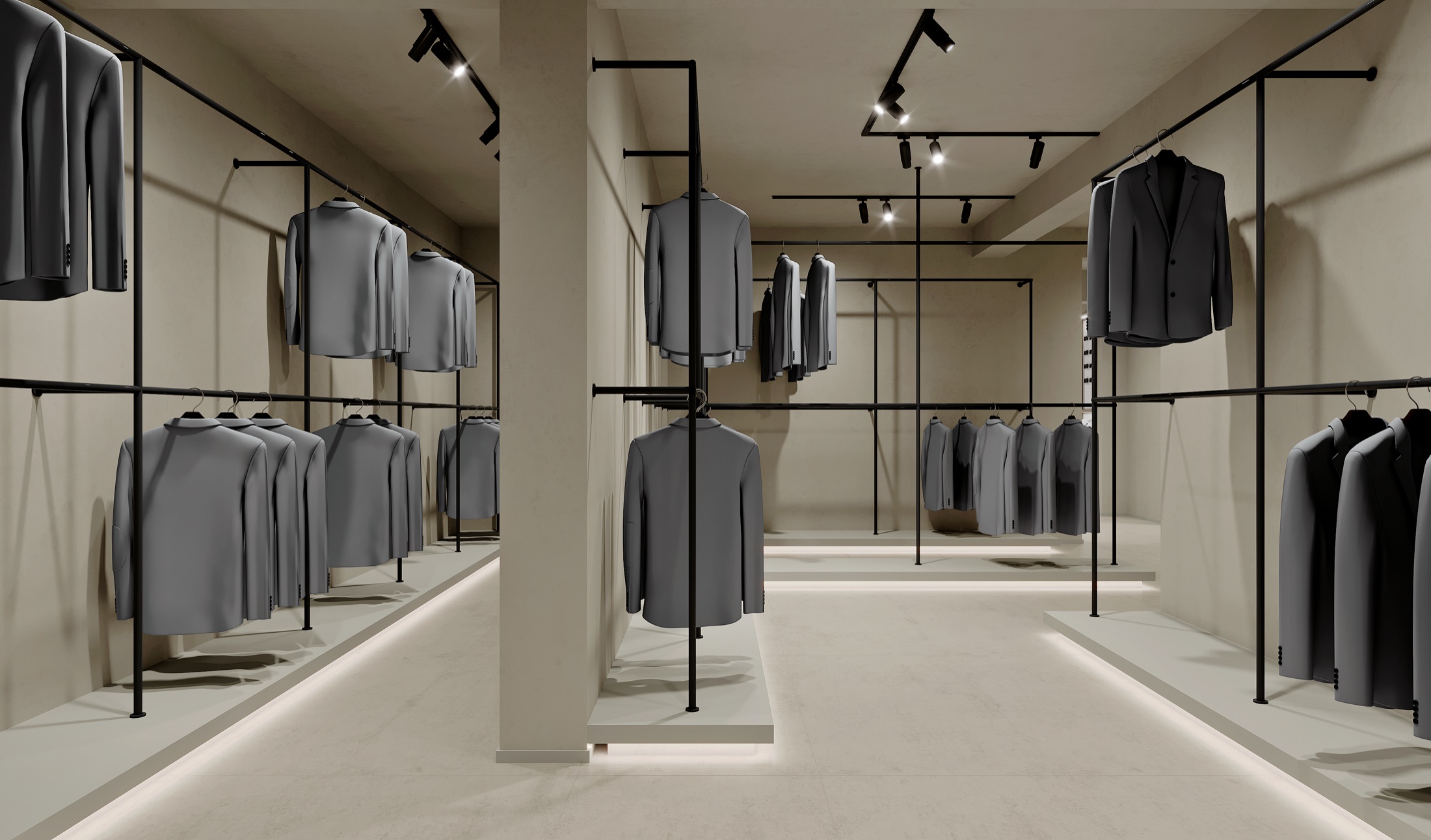莉沐摄影门店男装礼服区